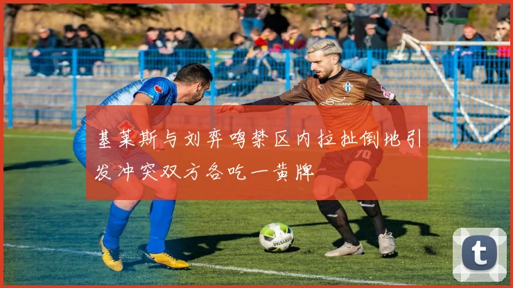 基莱斯与刘弈鸣禁区内拉扯倒地引发冲突双方各吃一黄牌
