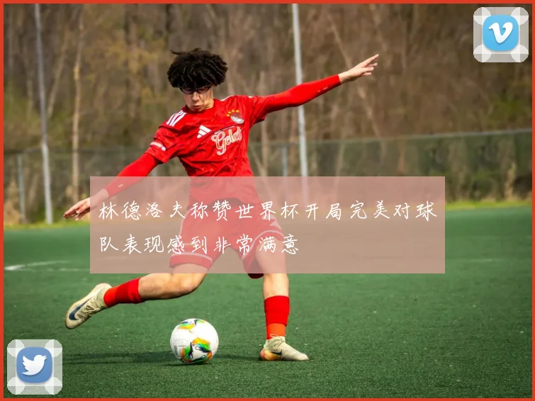 林德洛夫称赞世界杯开局完美对球队表现感到非常满意